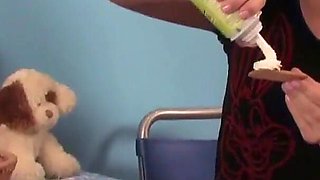 Now she's an adult and a teenager an unfaithful slut opens her ass to a big cock and takes it in her mouth