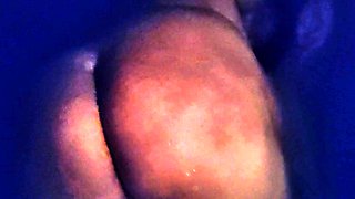 Big boobed Memphis masturbates in a bodystocking