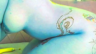 Beautiful Sonya having a horny solo toy masturbation