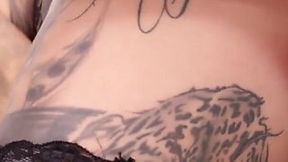 German Big Ass Inked MILF Mia Blow Seduce Nerd Guy to Fuck