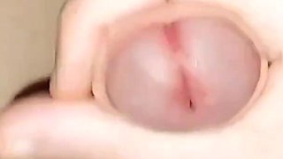 Young Man Masturbating and Moans Loud, Dick Explode. Closeup Cumshot - Xstepmommyx