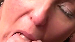 French Cougar Licks Toes