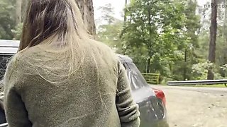 Hot Lesbian Car Sex - Scarlettandc Kissing & Touching Breasts Until Orgasm