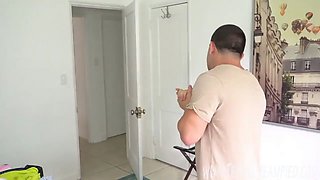 Tiny mexican teenager rammed