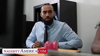 When the office is empty Amari Anne loves to get wild with her co-worker