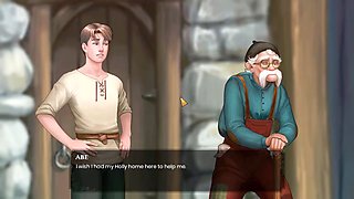 Big boob sex animation with a focus on the bum