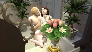 Teen slut gets fucked by step father