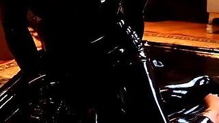 Lady Valeska - Rubbertoy in the vacbed part 1