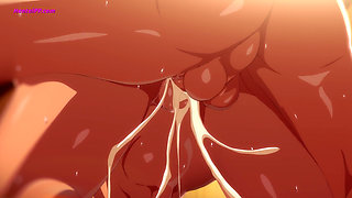 Nami & Robin Sucks a Massive Cock in a Salacious Threesome ( Cartoon )