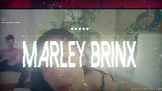 Marley Brinx Receives An Intense DP - Exclusive Scene - JulesJordan