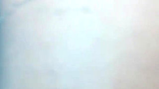 Black nylon shinny blue pantyhose and mask blowjob