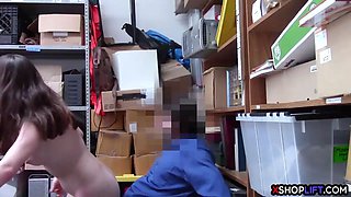 Angry boyfriend punished a girlfriend teen for stealing