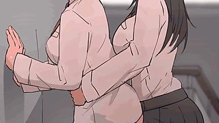 Filling her from behind