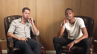 Black guy with huge cock fucks two milfs Brooklyn Chase and Hollywood Cash in mmf action