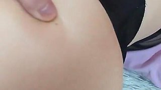 My Stepsister Jerked Me off with Her Legs in Stockings and I Fucked Her in Doggystyle