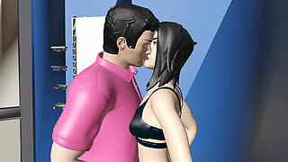 Brother-in-law fucked his sister-in-law after seeing her alone in his house