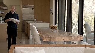 Adult Time - Baddie Destiny Cruz Stuck Under Table & Almost Creampied by Jerk BF! Cum Covered Pussy