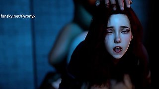 Cartoon 3D busty MILF hot video