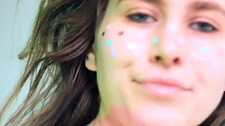 Webcam big booty brunette fucking machine toy hard