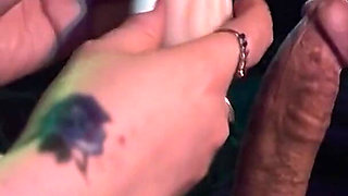 Two Cum Shots - Creampie and a Handjob