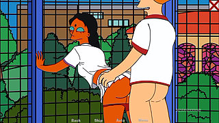 Manjula Doggy at the tennis court (Lustfield Gameplay)