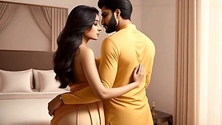 Cheating stepsister gets pounded by a huge Indian cock