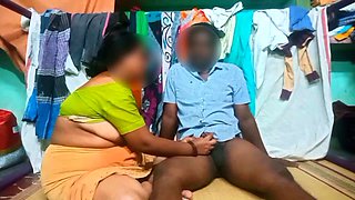 Student Doggy Style in Village Step Aunty