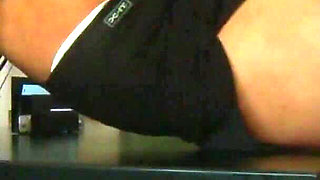 Sexy secretary seduces boss and fucks on office table