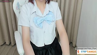 Shy Japanese on striptango com chat