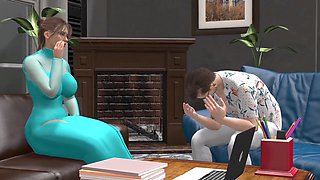 Three dimensional, mature, college girls