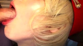 Amateur Blonde Blowjob CIM