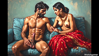 Indian milf foursome sex with her ex husband and her ex lover