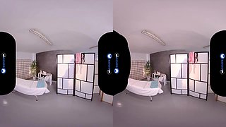 Fuck After Massage - Virtual Reality, Brunette Babe And Katrin Tequila