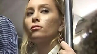 Horny Milf Touched To Multiple Orgasm On Bus Part1