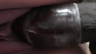 Sexy Blonde in Gloryhole Action!