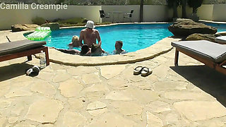 Orgy in The Swimming Pool