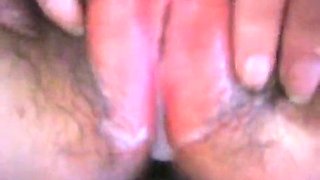 Masturbation using wet and muddy Sampek fingers