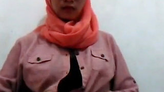 Horny Hijab After Work After Not Fucking for a Long Time