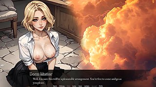 College of Mysteria: Boyfriend Jerking off and Watch His Girl Sucking of the Dorm Master They Made Her a Cum Slut - Episode 8