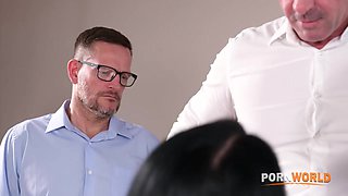 Nympho Teachers Anissa Kate And Ania Kinski Seduce Colleagues Into DP Gangbang GP2775