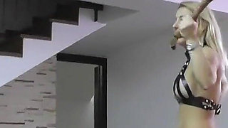 An Amazing MILF Nikki Spanking Her Slave
