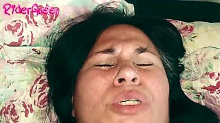 BBW Stepmom Anal Fuck in Travel Cabin - RiderQueen Hot Mom Sex