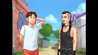 Steamy side story featuring Debbie in the summertime saga