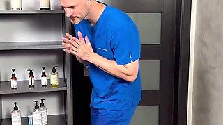 Tantric Massage Ending with Hardcore Sex and Huge Facial