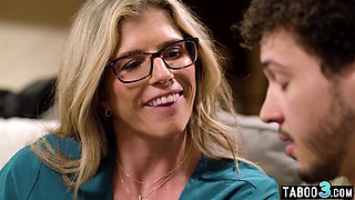 mommy stepmom teaches how to use condom