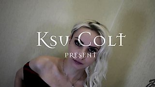 Sexy amateur blonde fingers and toys her wet pussy