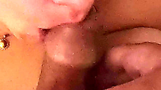 Homemade cum in mouth and swallow