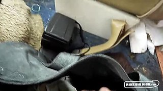 Mike BigDick fucks Santa's wife hard in car like a cheap whore - rough sex with big cock and facial