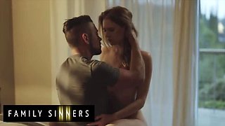 Ashley Lane Thanks Brother-In-Law Dante Colle with Hot Cowgirl Ride & Deep Throat - Family Sinners