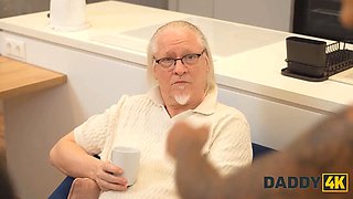 Daddy4k. cheating in the kitchen... will we get caught?